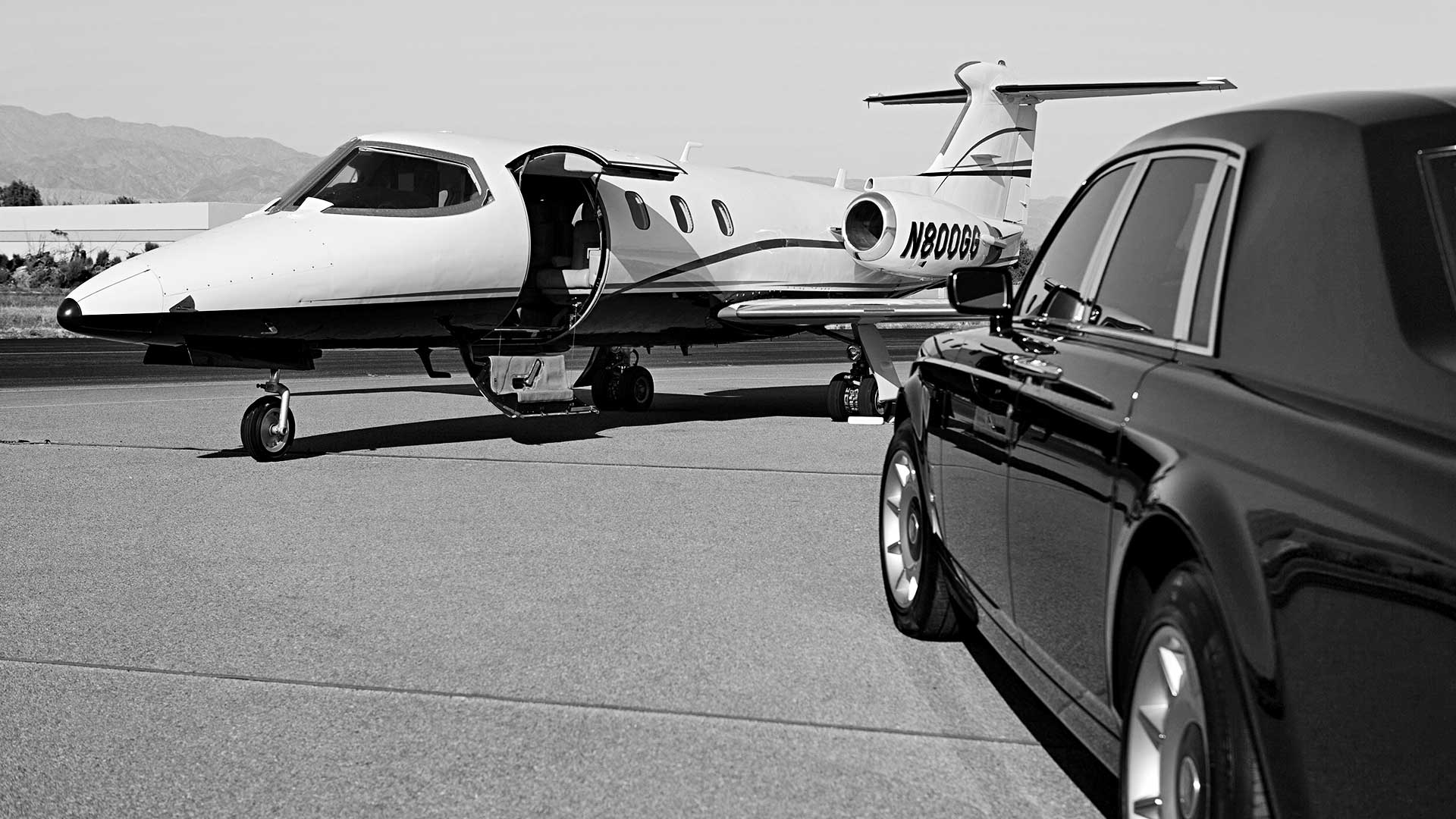 Private aviation ground transportation